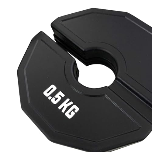 Fractional Weight Plate Dumbbell Fractional Weight Plate Barbell Micro Plate Kettlebell Compact Rubber Plate Progressive Overload Portable Design, 0.5kg