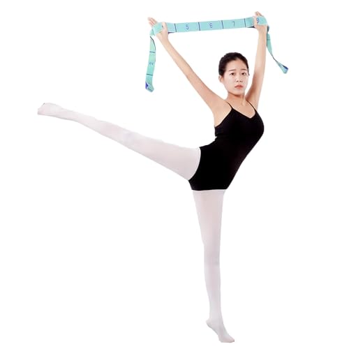 11 Loops Stretch band - Yoga, Pilates, Ballet, and Physical Therapy Stretching strap for Flexibility, Leg Stretching, and Exercise - Durable Stretching equipment for Dance and Fitness