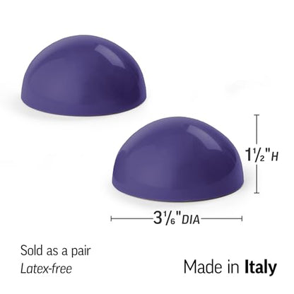 OPTP Half Balls (Pair) - No-Roll Half Ball Set for Stretching and Massage, Plantar Fasciitis Relief, and Muscle Tension in the Back, Legs, Feet and Body