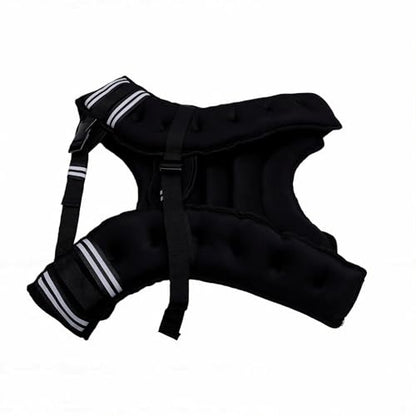 RiToEasysports Weighted Vest, Comfortable Breathable Adjustable Strap Secure Fit Iron Sand Filling For Jogging Running - size: 8KG