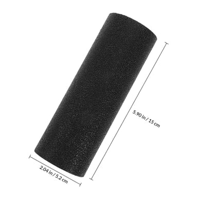 Happyyami Compact Foam Massage Roller for Muscle Relaxation and Yoga Practice Lightweight Black Body Relaxation and Versatile Design for Fitness and Muscle Massage