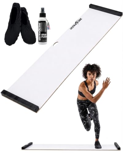 Slide Board Exercise Trainer for Fitness, Sports & Rehab - size: 5 ft Board