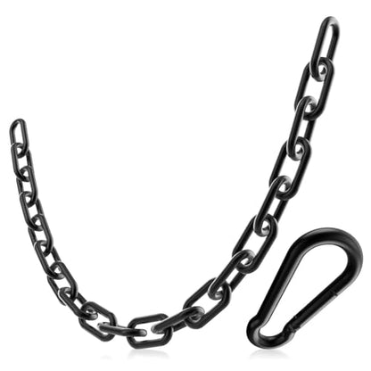 23.6" Gym Fitness Cable Extension Chain, 304 Stainless Steel Cable Machine Extension Accessory, Workout Chain for Home Gym Replacement, Weight Lifting, Triceps Exercise