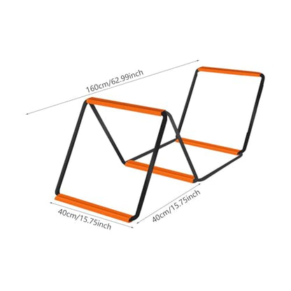 Agility Ladder, Agility Training Equipment, Balance Fitness Training, Football Footwork Ladder, Speed Ladder for Workout - size: 4 Grids No Bag