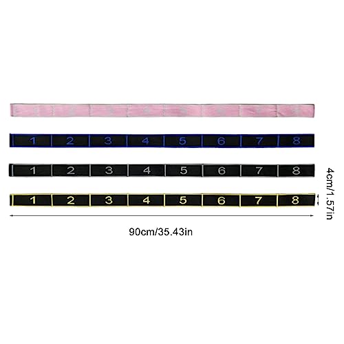 Exercise Strap Stretch Assist Strap with Numbered Loop Easy to Carry and High Elastic Stretching Strap