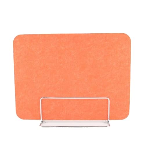 Acoustic Desk Divider Panels - Soundproof Office & Classroom Noise Reduction, Independent Partitioning Solution, - color: Orange, size: 30X100cm