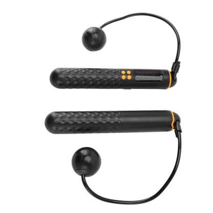 Jump Rope with Counter, Weighted Cordless Skipping Rope for Fitness, Rechargeable Ropeless Jump Rope with Digital Display for Men Women Kids Home Gym Cardio Training
