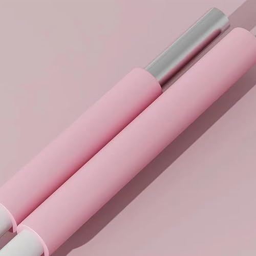 Yoga Postures Stick – Yoga Exercise Stick, Stretch Mobility Pole, Adjustable Pilates Training Bar, Portable Rehabilitation Fitness Tool | Lightweight Stretching Aid for Office Gym Travel Home - color: Pink