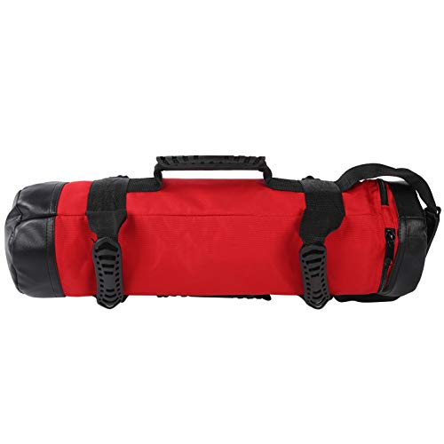 Weightlifting Sandbag, Gym Fitness Equipment, High Elastic Handle with Double Layer Thickened Webbing, Durable Oxford Cloth PVC Sandbag for Core Training Muscle Workout - size: Medium