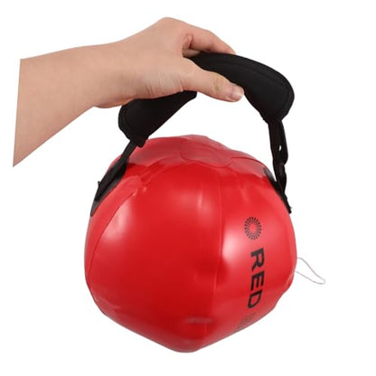Hemobllo Heavy Bag Aqua Ball Water Training Sandbag with Handle for Home Gym Workout, Easy Fillable Pvc and Cloth Material, Adjustable Weight for Indoor and Outdoor Exercise