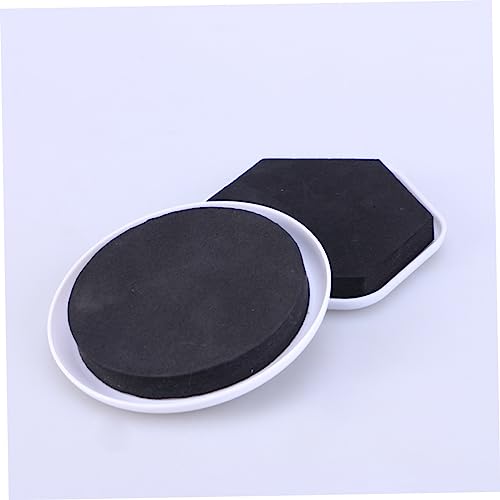 Artibetter 16pcs Heavy Furniture Moving Pads Circle Hexagon Sliders Core Sliders for Carpet Wood Laminate Floors Furniture Coasters
