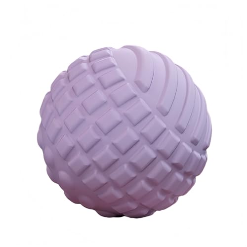 Fascia Massage Ball, TPR Trigger Point Ball & Peanut Ball for Men Women Muscle Relief Yoga Fitness ([Purple] 4.5cm) - color: [Purple] 4.5cm