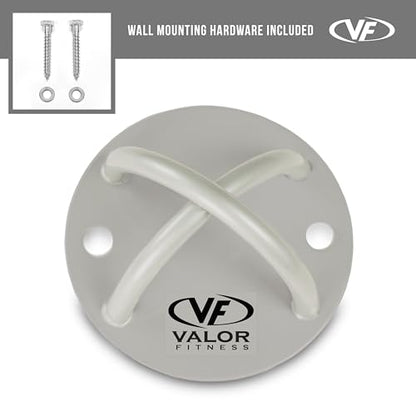 Valor Fitness Suspension Trainer Wall Mount Anchor, Ceiling Mount Bracket for Suspension Straps, Resistance Bands, Gym Rings, Battle Ropes, Heavy Duty Steel Mounting Plate