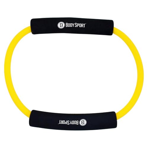 Body Sport Loop Tubing , Resistance Band with Foam Pad Handles for Strength Training and Rehabilitation