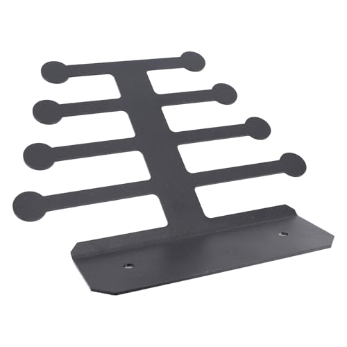 Rengue Fitness Band Rack Wall Mount Exercise Band Holder Wall Mounted Gym Storage with Iron Design for Resistance Bands Jump Ropes Ankle Straps Accessories Home Commercial Garage Gym