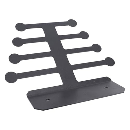 Rengue Fitness Band Rack Wall Mount Exercise Band Holder Wall Mounted Gym Storage with Iron Design for Resistance Bands Jump Ropes Ankle Straps Accessories Home Commercial Garage Gym
