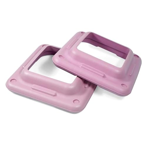 Yes4All 16"x16" Extra Adjustable Risers for Aerobic Exercise Workout Step Platform (Pair) - Not Included Aerobic Step Platform - color: B. Pastel Pink - One Pair