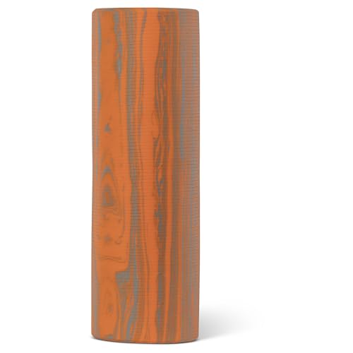 TriggerPoint Foundation Roller - Premium EVA Foam Muscle Recovery and Flexibility Roller, Soft Compression for Injury Prevention, Travel-Friendly, Ideal for Athletes - color: Orange/Grey, size: 12"