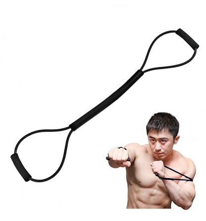 𝘀𝗮𝗻𝘀𝗲𝗻𝘄𝗮𝗻𝘄𝗼 Boxing Resistance Bands for Speed, Strength – Ideal for Fighters, Fitness Enthusiasts to Enhance Combat Techniques and Home Training with Varied Resistance Levels - color: Black