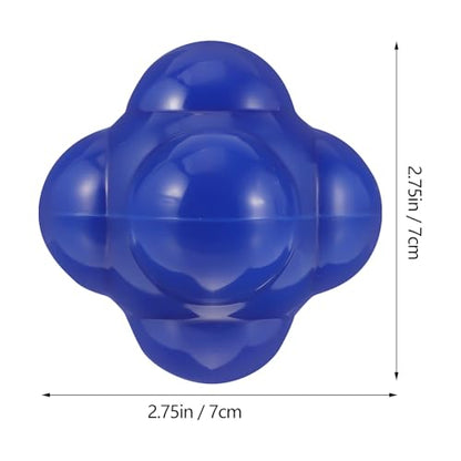 Abaodam Hexagonal Reaction Ball Silicone Agile Training Ball for Hand-Eye Coordination Goalkeeper Fitness Exercise Equipment for Home Football Drills