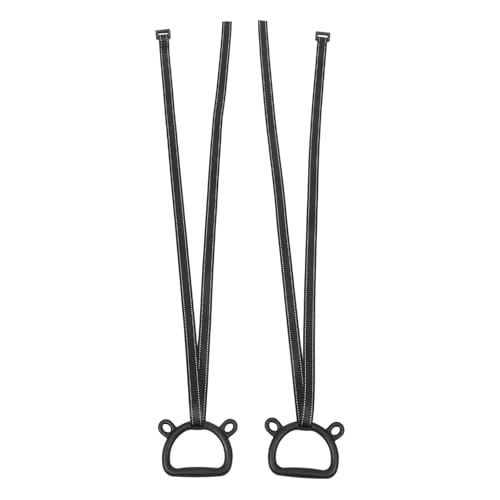 Gymnastic Rings Set with 2m Adjustable Straps Thickened Pull-up Equipment for Exercise Training Indoor Home Workout