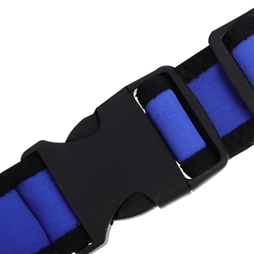 Mic Belt Waist Pack Neoprene Zippered Microphone Bag Sweat-resistant Mic Holder for Fitness Instructors Running Trainers Workout Waistband Pack Blue