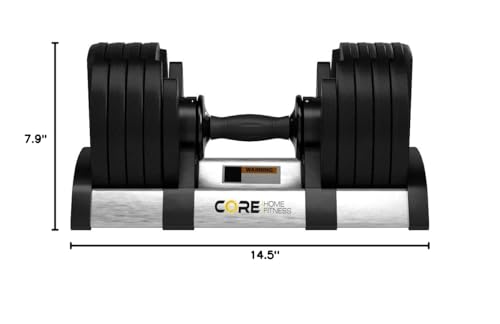 Core Fitness® Adjustable Dumbbell Weight Set by Affordable Dumbbells