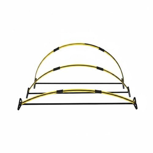 -Back Hurdle Simple-Arch to Set up Adjustable Agility Hurdle Portable for Sports, Speed Training - style: Advanced Model Hurdle Set A 3 Sections/3 Pieces
