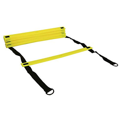 Amber Fight Gear Feet Speed and Agility Training Ladder for High-Intensity Training in Boxing, Soccer, Football, Lacrosse, and Ice Hockey - Improve Your Footwork and Coordination, 15 Feet