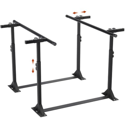 Parallel Bars for Physical Therapy 670LBS Steel Adjustable Height & Width