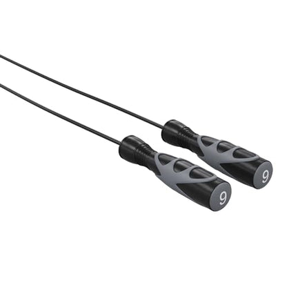 Power Systems Elite Jump Rope - Premium Vinyl & Radial Ball for Max Rotation - size: 8'