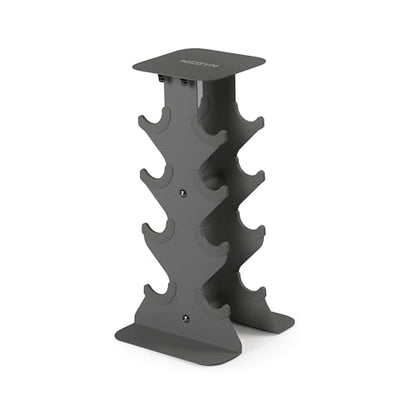 WeGym Dumbbell Racks, Space Saving Solution, Sturdy Cast Iron, Home Workout Storage, Heavy Weights Bearing, Home Strength Training - color: Slate, style: S