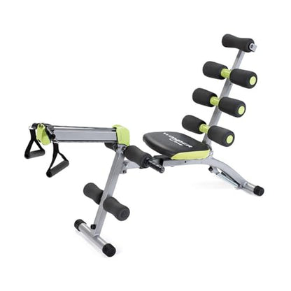 Wonder Core 2 Upgraded Adjustable Workout Bench & Ab/Rowing Machine - Total Gym Style Core Workout Equipment for Ab Workouts, Upper Body & Sit-Up Exercise