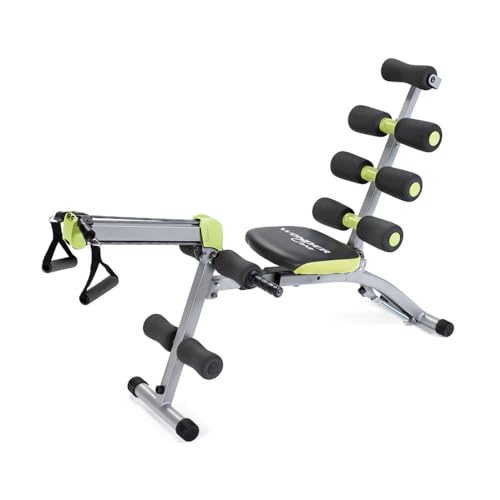 Wonder Core 2 Upgraded Adjustable Workout Bench & Ab/Rowing Machine - Total Gym Style Core Workout Equipment for Ab Workouts, Upper Body & Sit-Up Exercise