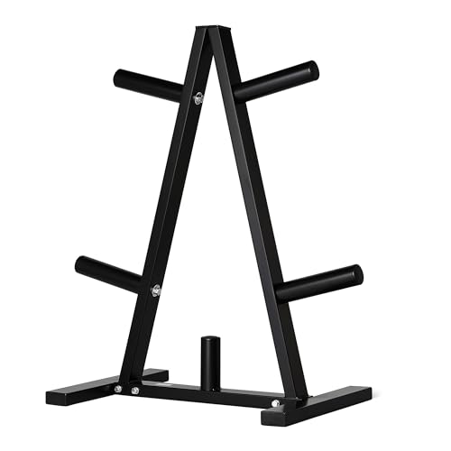 Amazon Basics Weight Plate Tree Rack - size: 2" Weight Plate Tree, 300 lbs