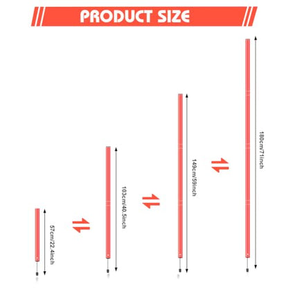 Agility Training Poles Equipment Soccer Training Equipment Includes 6 Agility Poles,Agility Ladder, 10 Soccer Cones,Jump Rope for Speed Training, Soccer Training, Basketball Athletes & Kids