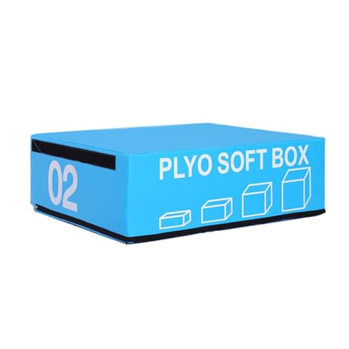 Foam Reinforced Box Stackable Soft Plywood Box, Anti-Skid Safety Used for Jumping, Strength Training and Physical Training, Suitable for Home Gym Box - size: 90*75*30cm