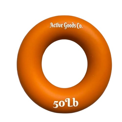 Hand Exerciser - PROFESSIONAL GRADE, Set or Single, Different Sizes. Visit to see more! Bague classique en silicone parfaite pour améliorer la force, la puissance et la vitesse dans les poignets. - size: 13 Single Ring - 2.5 in - 50 lb