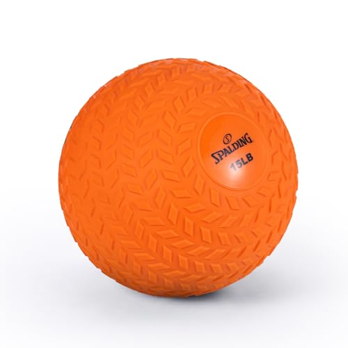 Spalding - Slam Ball for Strength & Conditioning, Weighted Exercise Ball for Core Training, Functional Fitness & Home Gym Workouts (15 Lb)
