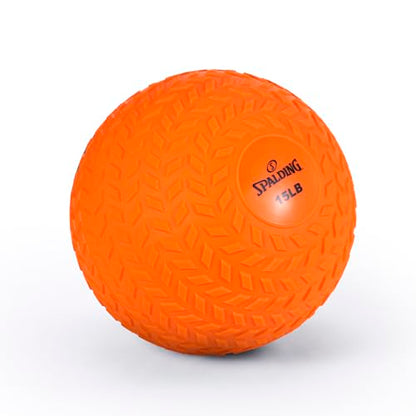 Spalding - Slam Ball for Strength & Conditioning, Weighted Exercise Ball for Core Training, Functional Fitness & Home Gym Workouts (15 Lb)