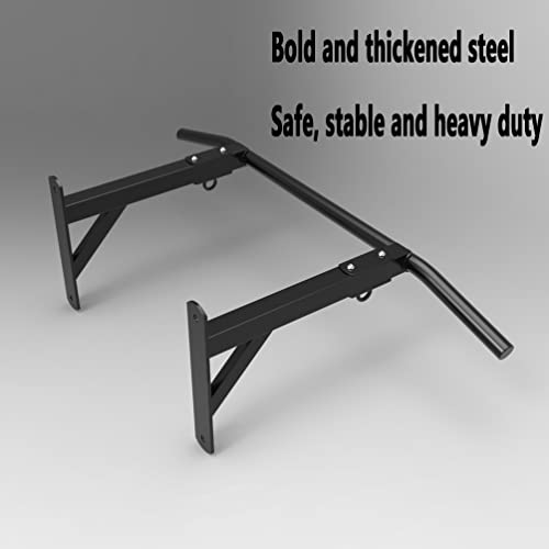 Wall-Mounted Pull Up Bar， for Home Gym Workout Training Heavy Duty Fitness Bar， Home Fitness System with Grommets， 661 lbs，