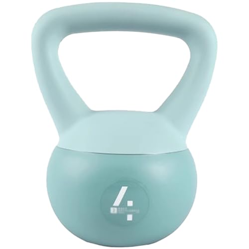 Kettlebell Weights Women's Fitness Shaping Soft Kettle Bells, Home Squat Training Dumbbell, Does Not Damage The Floor, Deadlift/Lift/Rowing(Green-4kg) - color: Green-4kg