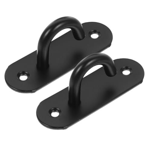 Yardwe 2pcs Resistance Band Wall Anchor Hook for Yoga Straps Easy to Install Heavy Duty and Compact Design for Home Gym and Outdoor Workouts