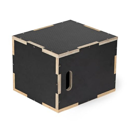 Titan Fitness Wooden Youth Wooden Plyometric Box, 12in 14in 16in, Pro-Duty Wooden Plyo Box, Step-Up Box Squat, Home Garage Gym Training