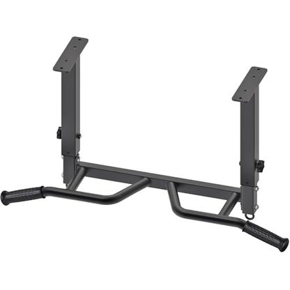 SELEWARE Heavy Duty Welded Pull Up Bar Wall/Joist/Ceiling Mount Chin Up Bar - color: F1: Black 24" Ceiling Mount Pull Up Bar