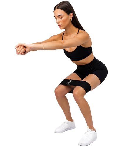 Resistance Loop Band Set, Perfect for Crossfit, Yoga, Physical Therapy, and Booty Building - color: 3 Grippy Hip Band Set
