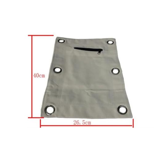Zerodeko Wall-Mounted Boxing Training Bag Canvas Sandbag Small 40x26.5cm Fitness Sandbag Empty for MMA Boxing Workout Exercise Punching Bag