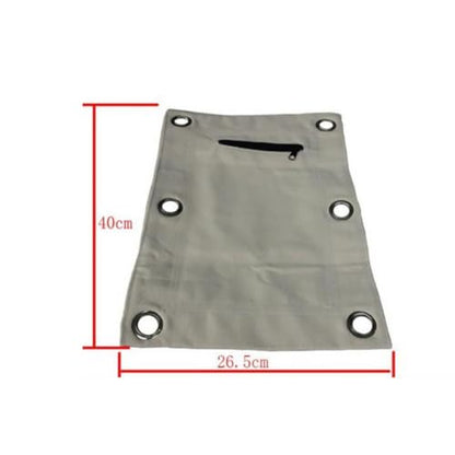 Zerodeko Wall-Mounted Boxing Training Bag Canvas Sandbag Small 40x26.5cm Fitness Sandbag Empty for MMA Boxing Workout Exercise Punching Bag