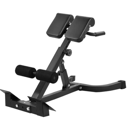 Roman Chair, Back Extension Bench Machine, Angle & Height Duals Adjustable Hyperextension Bench, 330 Lbs Weight Capacity, Back Exercise Equipment, Foldable For Home Gym, Men Women, Full Body