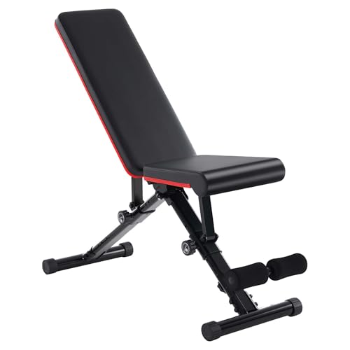 Adjustable Weight Bench, Strength Training Adjustable Benches for Full Body, Foldable Workout Bench for Home Gym, 795LBS Capacity Incline Decline Sit Up Exercise Bench Press